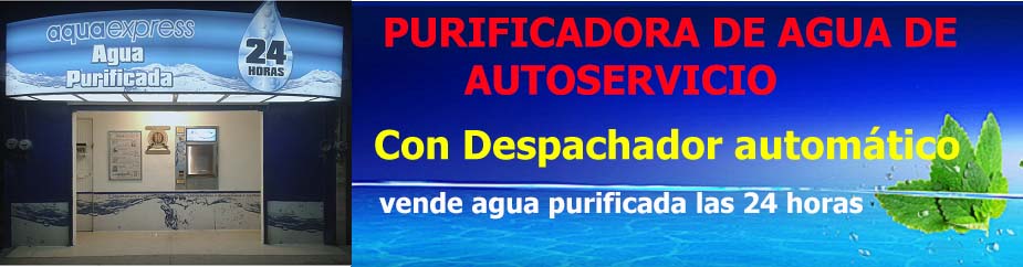 purificadora de agua autoservicio