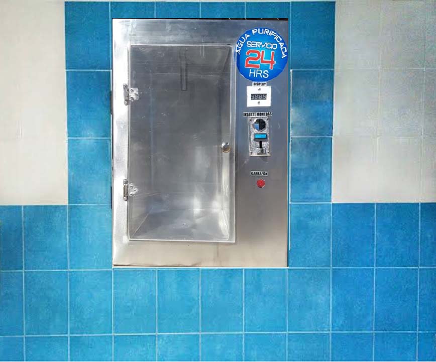 Máquina vending de agua purificada
