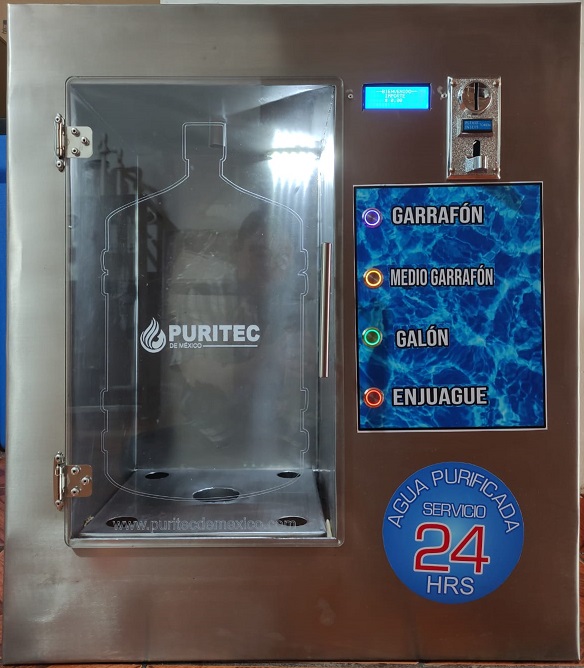 despachador automático de agua 24 horas