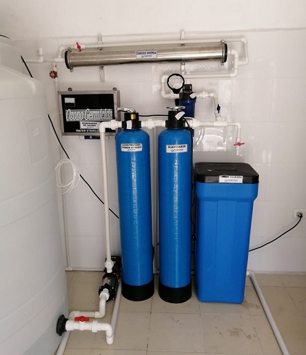 equipo de purificación de agua