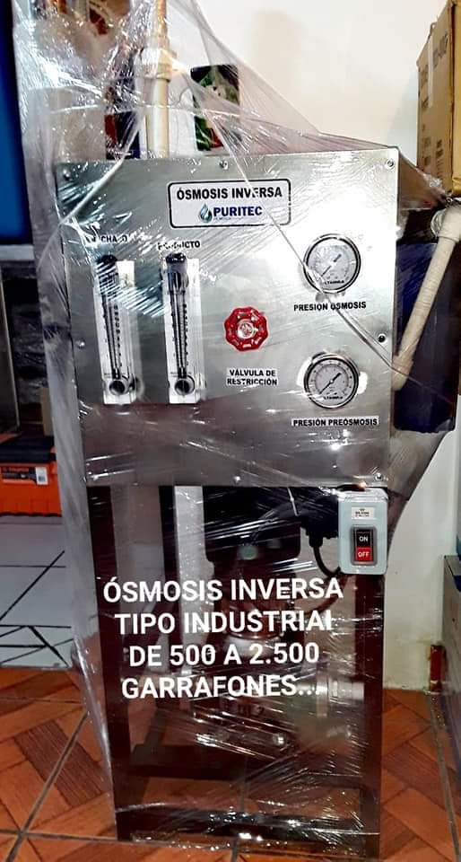 Equipo de osmosis inversa 500 garrafones
