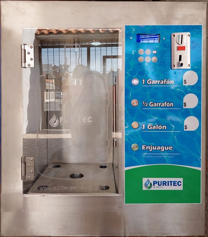 ventana vending de agua