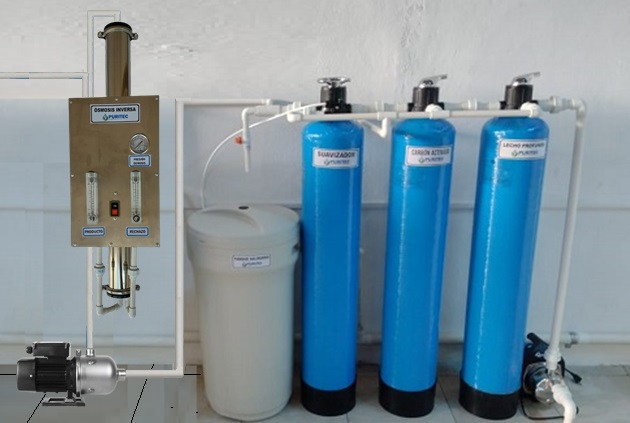 sistema de purificación de agua para negociio