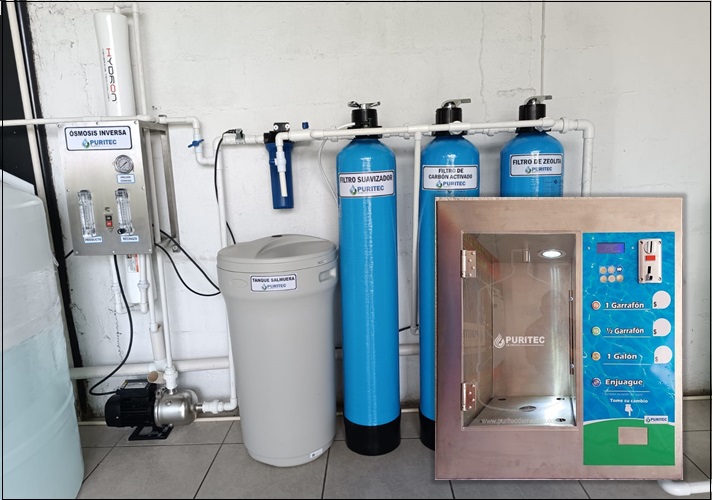 purificadora de agua autoservicio 350