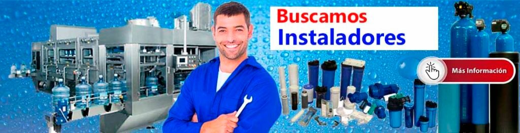 Buscamos instaladores de purificadora de agua