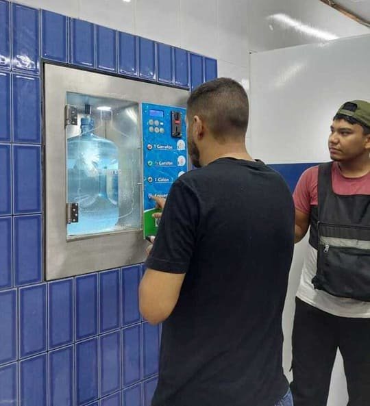 purificadora de agua automática